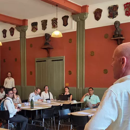 Professor Mike Kendall presenting at London Climate Action Week